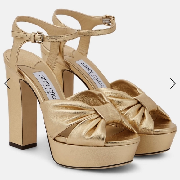 RZ Gold Platform Heels - Picture 14 of 14